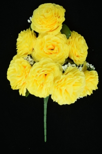 Yellow Open Rose Bush x9  (Lot of 12) SALE ITEM